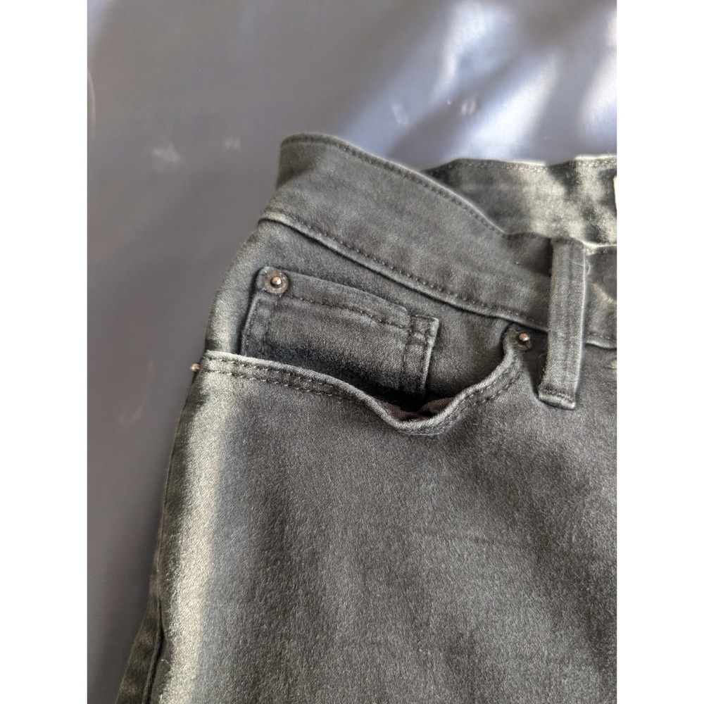 Signature by Levi Strauss Womens Mid Rise Skinny Gray Stretch Denim Jeans 26x27 - Picture 4 of 11